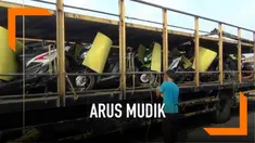 Pemprov DKI mengerahkan 36 truk mengangkut 740 motor para pemudik dalam program mudik gratis Pemprov DKI Jakarta. Sementara pemulikny akan diangkut menggunakan bus dari Monas.