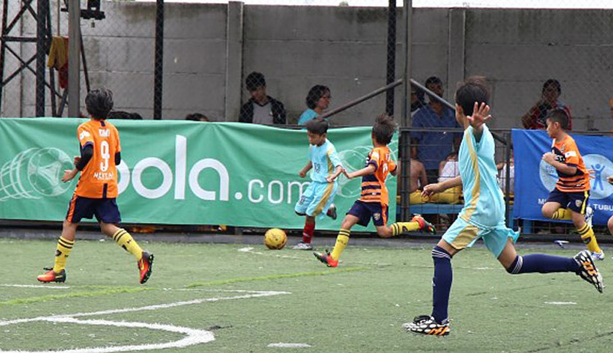 Suasana pertandingan U-11 dalam Liga Bola Indonesia di Sabnani Park, Tangerang Selatan, Minggu (16/10/2016). (Liga Bola Indonesia)
