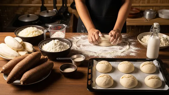 Membuat Roti dari Singkong