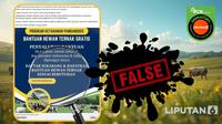 Penelusuran klaim link pendaftaran untuk mendapat bantuan hewan ternak sapi dari Kementan
