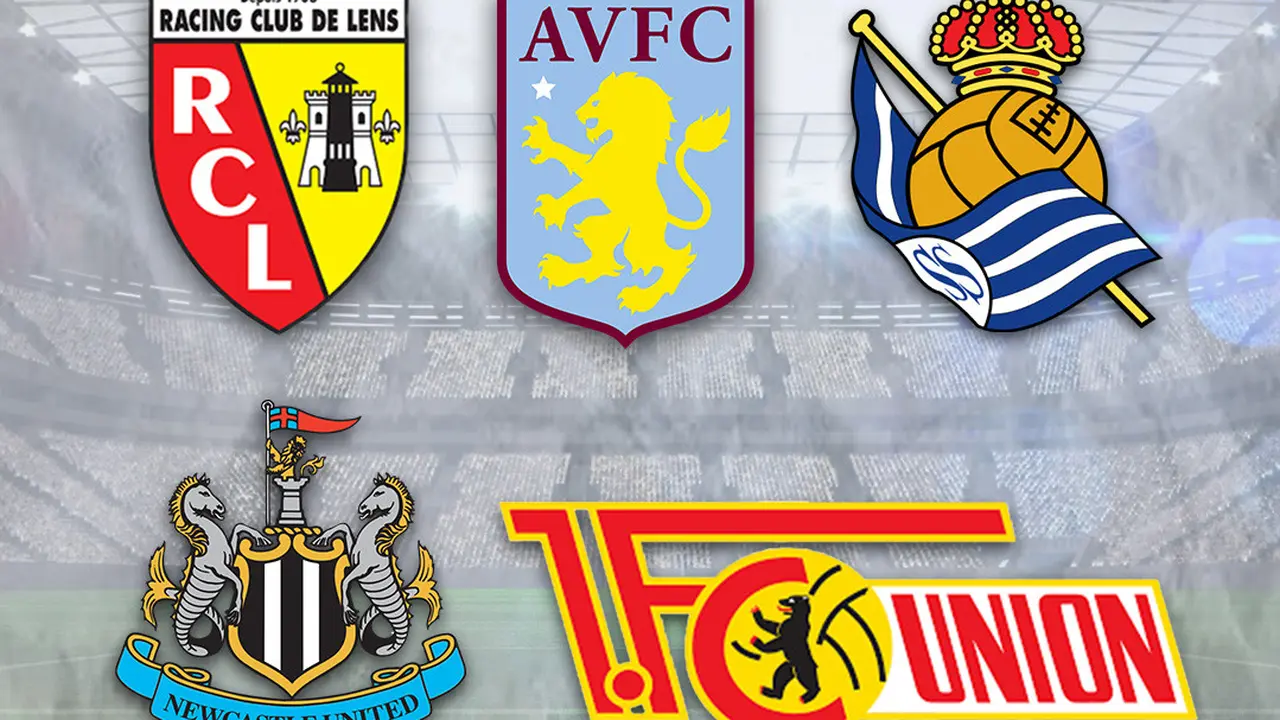 Ilustrasi - Lens, Union Berlin, Aston Villa, Newcastle, Real Sociedad