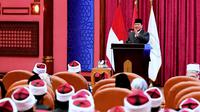 Presiden Prabowo Subianto bertemu mahasiswa Indonesia yang tengah menempuh pendidikan di Universitas Al-Azhar, Kairo, Mesir, Rabu, 18 Desember 2024. (Dok: Biro Pers)