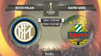 Liga Europa: Inter Milan Vs Rapid Wien (Bola.com/Adreanus Titus)