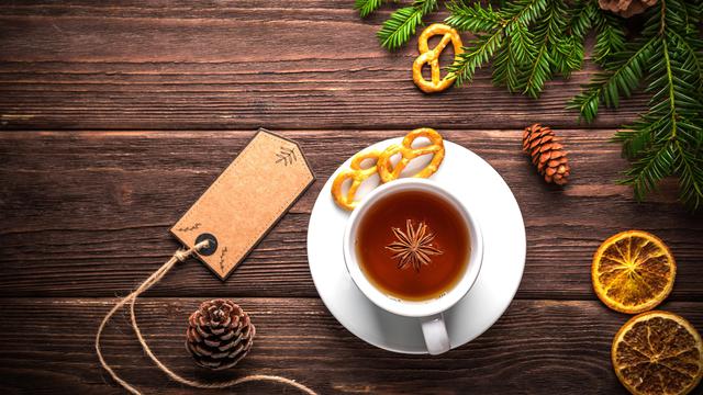 Ilustrasi teh chamomile