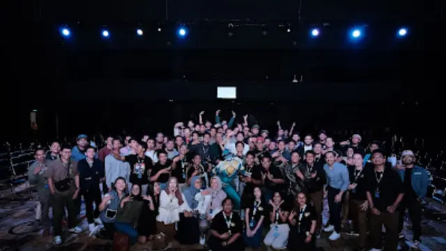 Sekitar 1.300 audiens, “Convers(at)ion Summit” sukses menjadi ajang pertemuan Internet Marketers (Imers) terbesar di Indonesia. (Liputan6.com/Jayadi Supriadin)