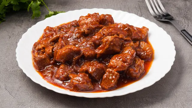 rendang, lapis, kalio, terik daging sapi kambing kagape