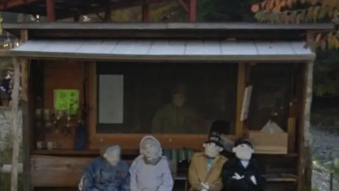 Ilustrasi desa boneka nagoro di Jepang (Palikroled1987/virtualglobetrotting)
