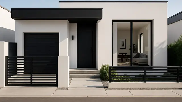 Gambar Rumah Sederhana Hitam Putih (Foto: ChatGPT)