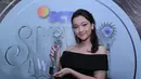 Mendapatkan penghargaan pertama kali membuat Megan domani pun perasa bangga. (Adrian Putra/Bintang.com)