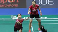 Ganda putri Indonesia, Anggia Shitta Awanda/Ni Ketut Mahadewi Istarani, tersingkir pada babak kedua Singapura Terbuka Super Series 2017, Kamis (14/4/2017). (PBSI)