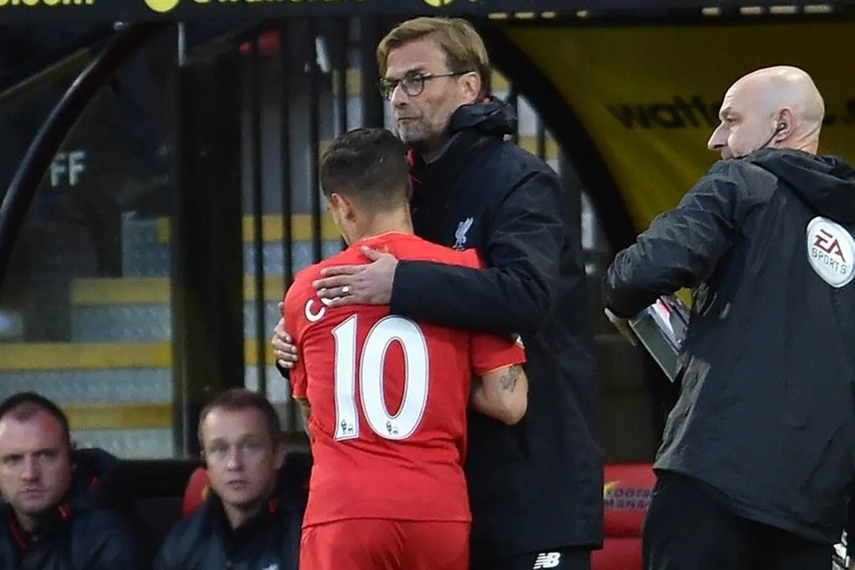 Jurgen Klopp & Philippe Coutinho (Liverpool)