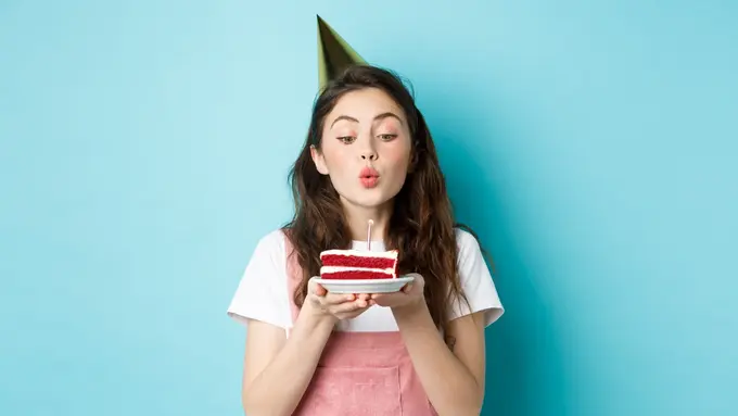 Ilustrasi ulang tahun, diri sendiri