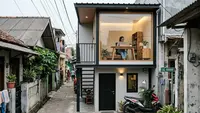 9 Contoh Rumah 2 Lantai Double Decker di Gang Sempit, Ide Rumah Tetap Nyaman
