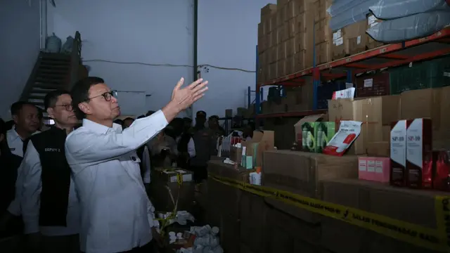 BPOM Bongkar Gudang Penyimpan Obat dan Kosmetik Ilegal Senilai Rp 25 Miliar di Tangerang