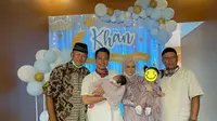 Momen Eza Gionino dan Istri Gelar Aqiqah Untuk Anak Kedua. (Sumber: Instagram/ezagio dan Instagram/ma_coritha)