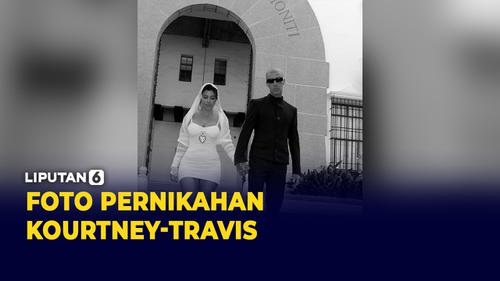 VIDEO: Kourtney Kardashian Pakai Kerudung di Hari Pernikahannya Dengan Travis Barker