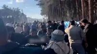 Ledakan bom di dekat makam Jenderal Iran Qasem Soleimani. (Social Media)