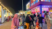 Jakarta Fair Kemayoran atau Pekan Raya Jakarta (PRJ) 2024 resmi dibuka Rabu (12/6/2024). Pameran multi produk ini bakal dilangsungkan selama 33 hari hingga 14 Juli 2024 (Liputan6.com/Winda Nelfira)