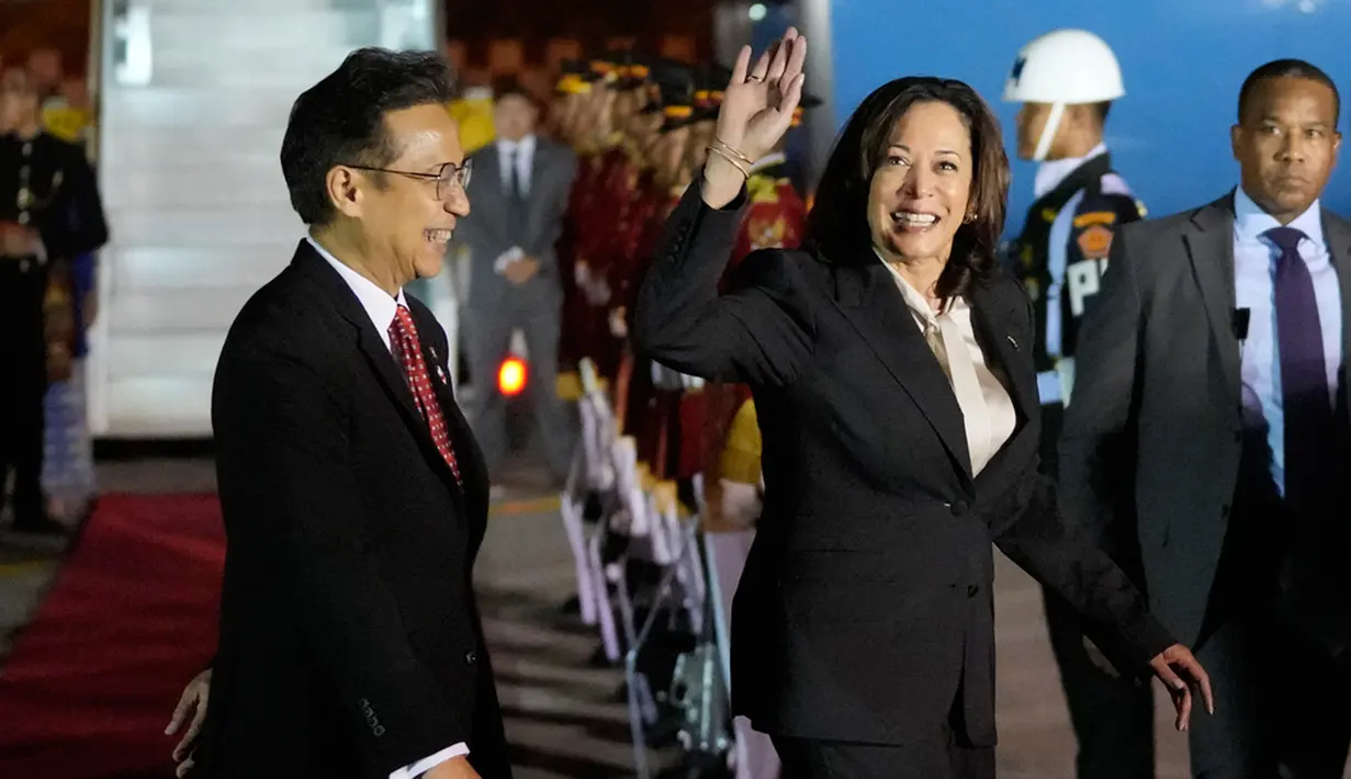 <p>Sementara Kamala Harris akan menegaskan kembali komitmen abadi Amerika Serikat terhadap Asia Tenggara dan sentralitas ASEAN. (AP Photo/Achmad Ibrahim, Pool)</p>