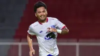 Winger Timnas Indonesia, Saddil Ramdani, ketika membela Sabah FC di Malaysia. (Bola.com/Dok.Facebook Sabah FC).