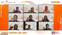 Paparan publik live 2021, Senin (6/9/2021) (Dok: BEI)