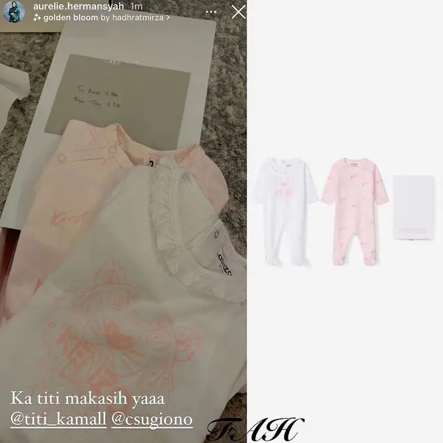 7 Potret Kado Mewah Kelahiran Anak Atta dan Aurel, Ada Baju hingga Mobil