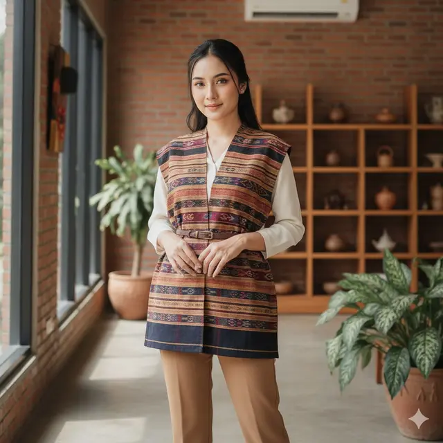 Model Baju Lurik Kekinian