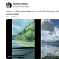 Jalan mulus di Aceh yang viral diunggah warganet. (Foto: Screenshot Twitter @Kemilaucahayaa).