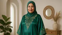 7 Model Gamis Kaftan Bordir untuk Kondangan Ibu-ibu Usia 50 Tahunan, Gaya Anggun dan Kekinian 2025