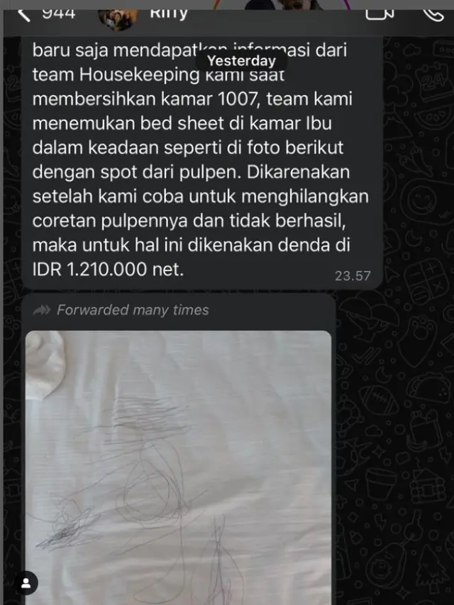Reaksi Rizky Billar Usai Didenda Rp1,2 Juta karena Anaknya Corat-coret Seprai Hotel