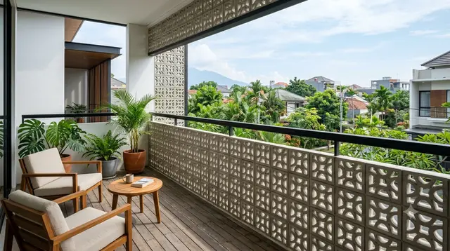 9 Ide Roster untuk Balkon Rumah yang Bikin Tampilan Lebih Estetik dan Sejuk