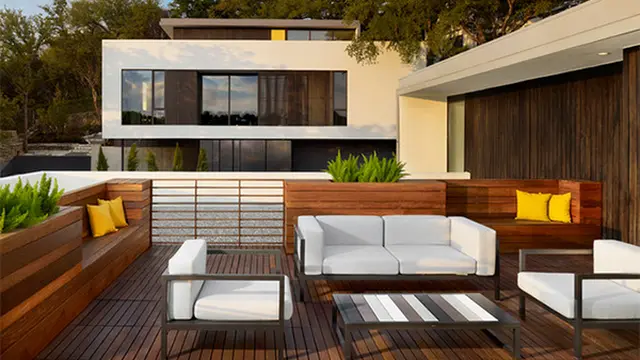 8 Desain Modern Teras di Atap Rumah