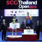 Tunggal putra Indonesia Ihsan Maulana Mustofa harus puas menjadi runner-up Thailand Open Grand Prix Gold 2015, Minggu (4/10/2015). (Liputan6.com/Humas PP PBSI)