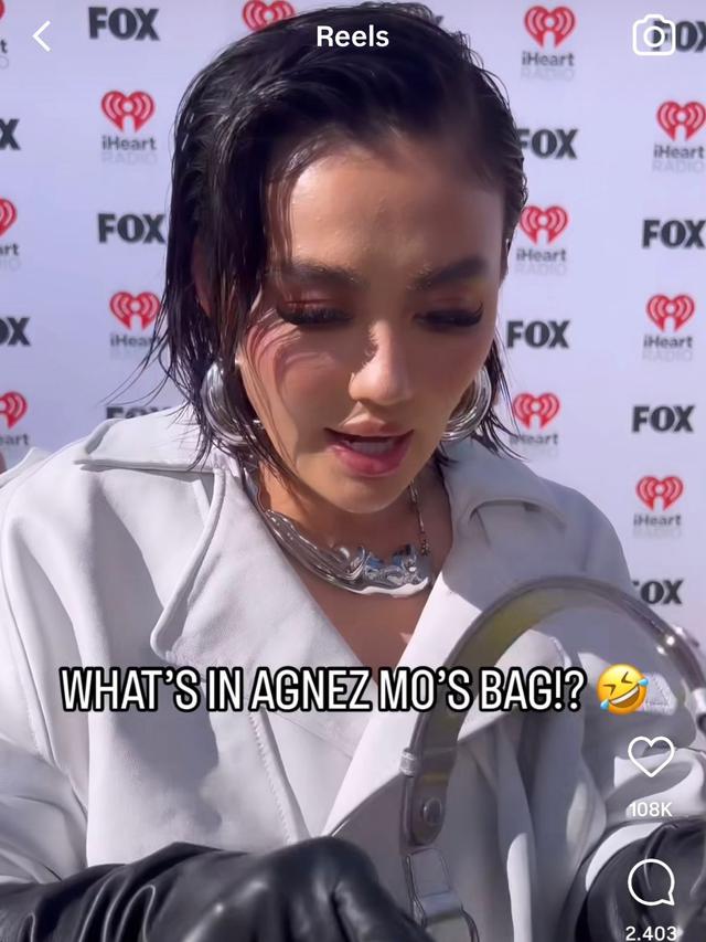 Potret Agnez Monica (Sumber: Instagram/iheartradio)