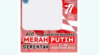 Sambut Kemerdekaan Indonesia di Awal Agustus, Ayo Buat Twibbon Kibarkan Bendera Merah Putih