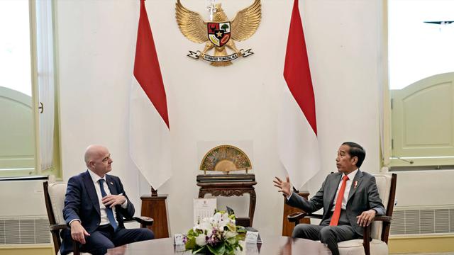 Presiden FIFA Temui Presiden Jokowi