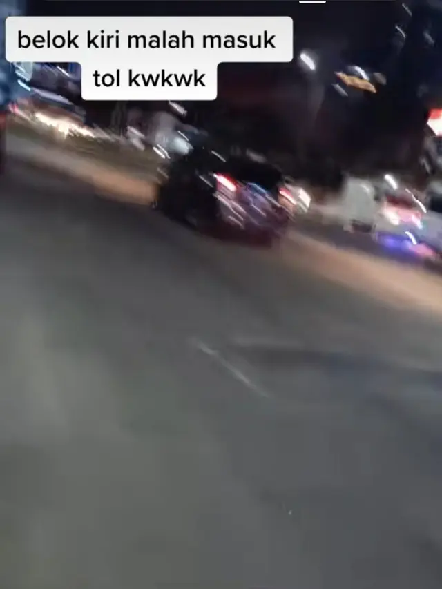 Nyasar di Jalan Tol