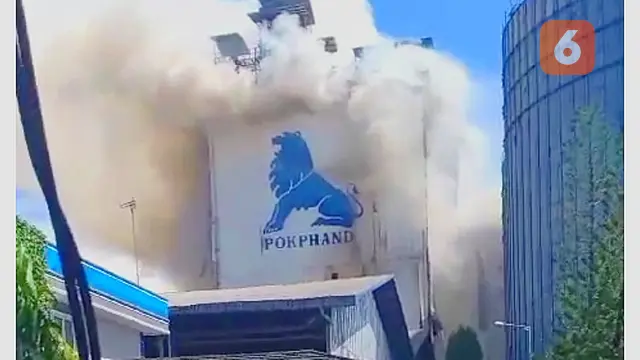 Kebakaran PT Charoen Pokphand Indonesia di Makassar (Liputan6.com/Istimewa)
