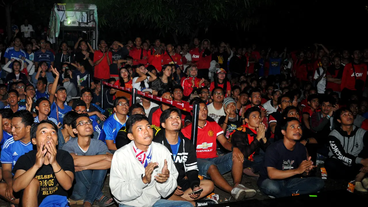 Nobar Chelsea vs MU