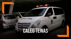 Seorang caleg asal Bangka Belitung ditemukan tewas di dalam kamar hotel. Korban diduga embuskan nafas terakhir akibat serangan jantung.