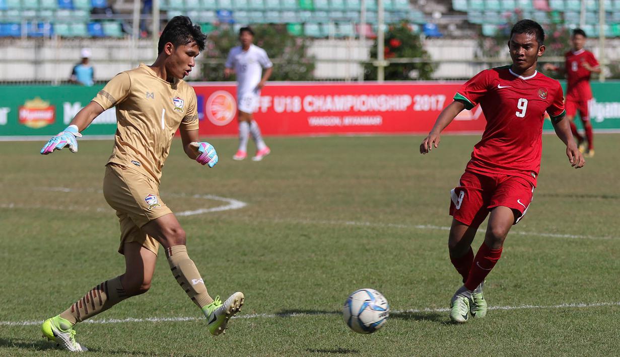 FOTO Kiper Thailand Hentikan Mimpi Timnas Indonesia U 19