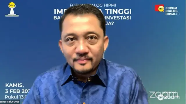 Wakil Ketua Umum Kadin Bidang Perindustrian Bobby Gafur Umar