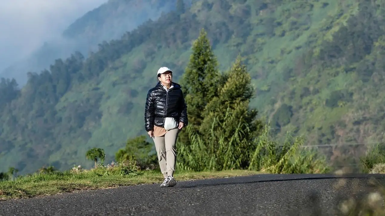 Puan Maharani pelesir ke Dieng