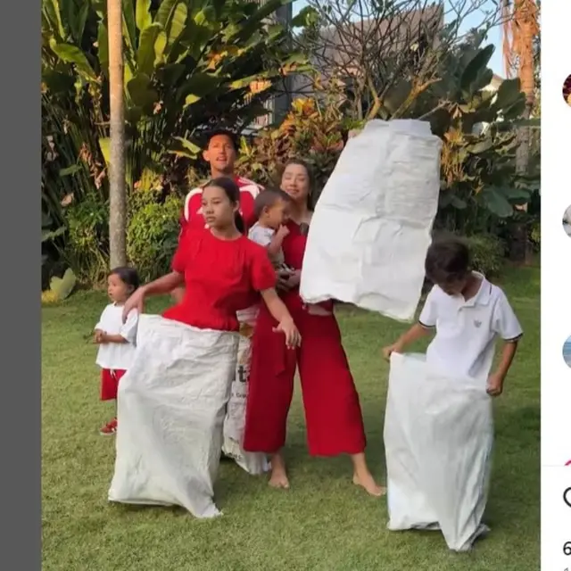 Keunikan Keluarga Jennifer Bachdim dan Irfan Bachdim Bikin Lomba 17 Agustus di Rumah, Ngomongnya Pakai Bahasa Inggris.