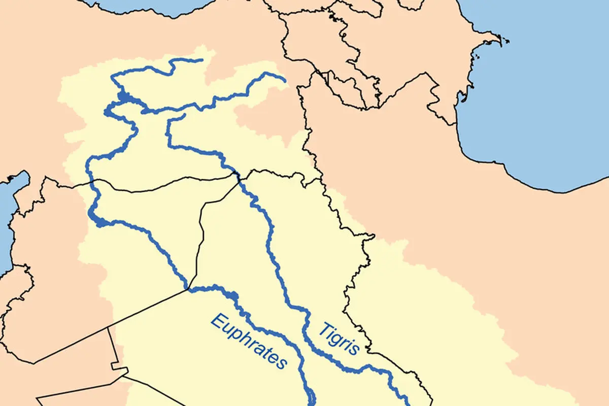 Sungai Eufrat dan Tigris. (Wikimedia commons)