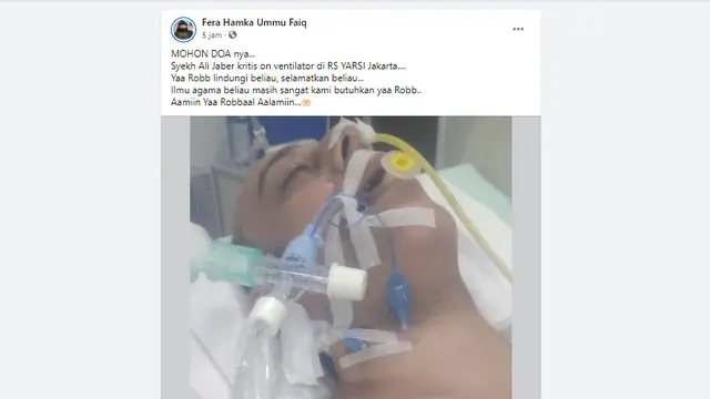 Syekh Ali Jaber kritis