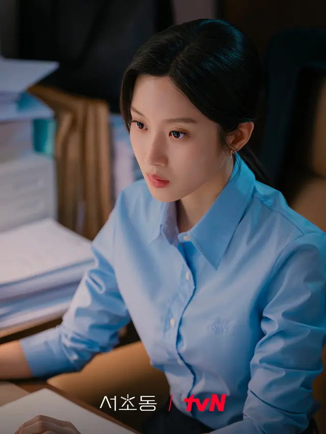 Moon G Young dalam drakor Law and The City. (tvN via Soompi)