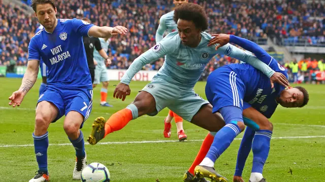 FOTO: Bungkam Cardiff, Chelsea Buka Peluang Masuk Zona Liga Champions
