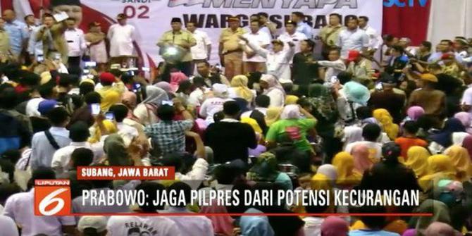 Prabowo Subianto Kampanye di Subang