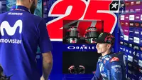 Pembalap Movistar Yamaha, Maverick Vinales. (Twitter/Yamaha MotoGP)